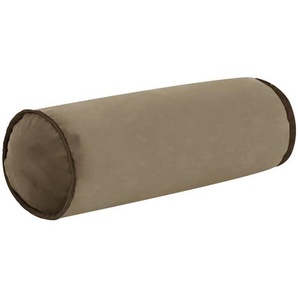 VERCART Großes Nackenrollkissen, Bein- und Kniestützkissen mit abnehmbarem Samtbezug 40x15x15cm