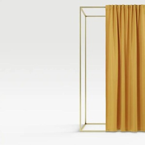 Verdeckter Schlaufenschal Allen - gold - Synthetik - 140 cm | Möbel Kraft