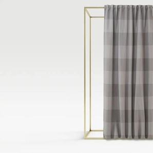 HOMING Verdeckter Schlaufenschal Galdin Stripe - grau - Materialmix - 140 cm | Möbel Kraft