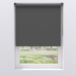Xxxl Verdunkelungsrollo, Anthrazit, Kunststoff, Uni, 120x150 cm, Länge universell einstellbar, beliebig kürzbar, Wohntextilien, Rollos & Jalousien,