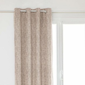Verdunkelungsvorhang 100% - beige - 140x260 cm - Atmosphera créateur dintérieur
