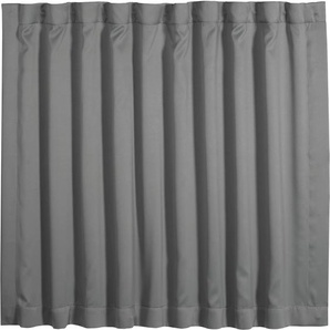 Verdunkelungsvorhang GARDINIA Reisevorhang Travel Gardinen Gr. 130 cm, Saugnäpfe, 200 cm, grau Badezimmergardinen mit Saugnäpfe