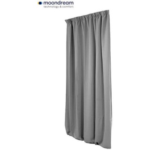 Verdunkelungsvorhang, Grau, Textil, Uni, 135x250 cm, Reach, Made in EU, Oeko-Tex® Standard 100, beliebig kürzbar, Wohntextilien, Gardinen & Vorhänge, Fertiggardinen, Fertigstores