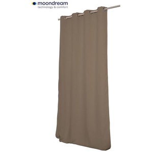 Verdunkelungsvorhang, Hellbraun, Textil, Uni, 135x260 cm, Reach, Made in EU, Oeko-Tex® Standard 100, beliebig kürzbar, Wohntextilien, Gardinen & Vorhänge, Fertiggardinen, Fertigstores