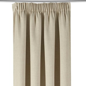 Verdunkelungsvorhang LEGER HOME BY LENA GERCKE Alecia Gardinen Gr. 175 cm, Multifunktionsband, 130 cm, beige (cream) Esszimmergardinen
