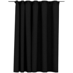 Verdunkelungsvorhang mit Haken Leinenoptik Anthrazit 290x245 cm vidaXL