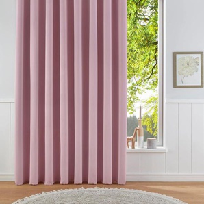 Verdunkelungsvorhang MY HOME Solana Gardinen Gr. 245 cm, Ösen, 280 cm, rosa Ösen Gardine Vorhang, Gardine, Breite 280 cm, verdunkelnd, einfarbig, Raumteiler