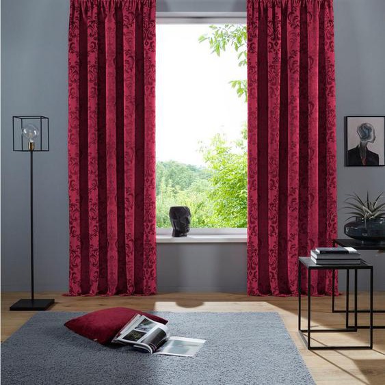 Gardinen Wohnzimmer Rot : 35 Barock Gardinen Und Vorhange Mit Edlen