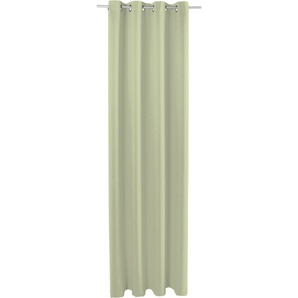 Verdunkelungsvorhang OTTO PRODUCTS Barcell Gardinen Gr. 225 cm, Ösen, 130 cm, grün (green) Ösen blickdicht, nachhaltig, recyceltes Polyester, monochrom, basic