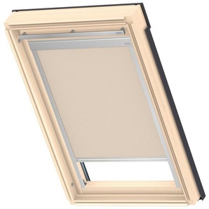 Verdunklungsrollo DBL S08 4230, VELUX, verdunkelnd, ohne Bohren, in Führungsschienen, VELUX »Pick & Click!«, alufarbene Führungsschienen & Griffleiste