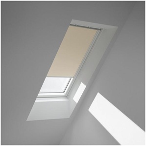 Verdunklungsrollo DKL CK02 1085SWL, VELUX, verdunkelnd, ohne Bohren, in Führungsschienen, VELUX »Pick & Click!«, weiße Führungsschienen & Griffleiste