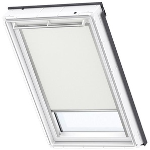 Verdunklungsrollo DKL MK08 1085S, VELUX, verdunkelnd, ohne Bohren, in Führungsschienen, VELUX »Pick & Click!«, alufarbene Führungsschienen & Griffleiste