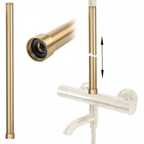 Verlängerung für Bade-Duschgarnitur brush gold 50cm
