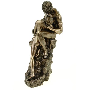 Gilgamesh König Uruk 27 cm bronzierte Figur,Veronese Kollektion,Neu 
