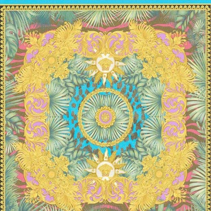 Versace Vliestapete Wallpaper Versace 5 Design, leicht strukturiert, abstrakt, gemustert, leicht glänzend, (1 St), Dschungel auffallende Fliesen-Tapete Tapeten Wohnzimmer Schlafzimmer