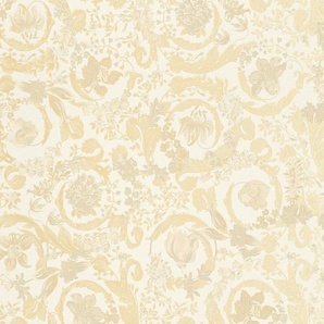 Versace Vliestapete Wallpaper Versace 5 Floral, leicht strukturiert, leicht glänzend, (1 St), Designertapete