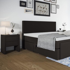 Verstellbares Boxspringbett Phillip – 5 Kopfteile zur Wahl