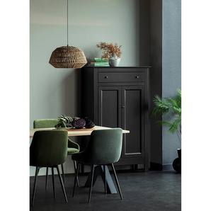Vertiko Lamar 93 x 150 x 40cm Schwarz/Schwarz
