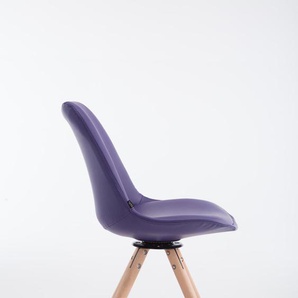 Vevatnet Dining Chair - Modern - Purple - Wood - 48 cm x 56 cm x 84 cm