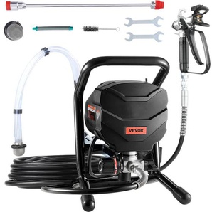 Airless-Farbspritzgerät mit Ständer 650 w hocheffizientes Airless Spritzgerät 3000 psi elektrische Farbspritzmaschine, Verlängerungsstange und