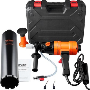 Diamant Bohranlage 1500 w Diamantkernbohrmaschine Kernbohrgerät 1100/2400 rpm Kernbohrmaschine Nassbohren, 8-10,2 cm Magnetbohrmaschine Geeignet zum