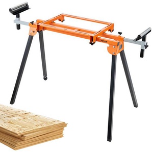 Vevor Kappsäge Untergestell Gehrungssägenständer 94-199 cm, 83-94 cm Höhenverstellbare Maschinentisch, 150 kg Arbeitstisch Multifunktionswerktisch