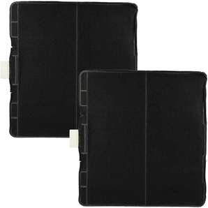 vhbw 2x Aktivkohlefilter kompatibel mit Neff I89F65N0/03, LC76BC530, Z5101X1/01, Z5101X5/01 Dunstabzugshaube - 23,3 x 21,5 x 2,2 cm