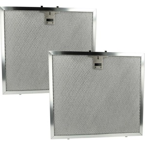 Vhbw - 2x Filter Metallfettfilter kompatibel mit Miele da 424 v, DA424EXT (2004 - 2006) Dunstabzugshaube - 28,4 x 31,5 x 0,9 cm, Edelstahl