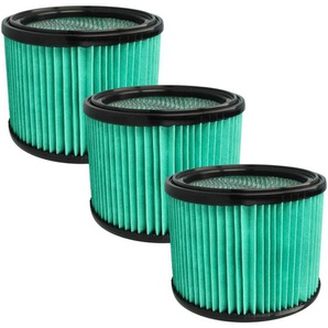 vhbw 3x Staubsaugerfilter kompatibel mit Bosch GAS 12-25 PL, 15 PS Staubsauger - HEPA-Filter Schwarz Hellblau