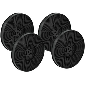 Vhbw - 4x Aktivkohlefilter kompatibel mit Respekta ch 21060 wa ch 22010 sx, CH22010/90S-X, CH21060W-A, CH22010/90SX Dunstabzugshaube - 17,5 cm