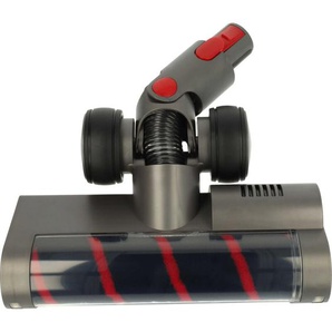 vhbw Turbodüse Bodendüse Softbürste für Teppiche kompatibel mit Dyson V8 Advanced, V8 Total Clean Staubsauger, 25 cm breit, mit Softwalze
