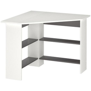 Vicco - Eckschreibtisch Arion, Weiß, 90 x 90 cm