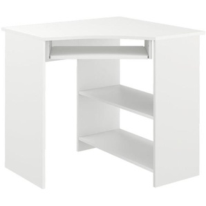 Vicco - Eckschreibtisch Odin, Weiß, 83 x 76 cm
