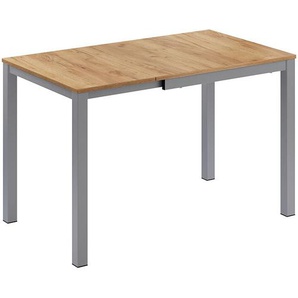Vicco - Esstisch Granny, Eiche/Grau, 120 x 70 cm ausziehbar