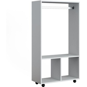 Vicco - Kleiderschrank Sydney, Weiß, 70 x 128 cm