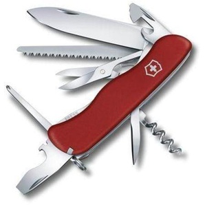 Victorinox OUTRIDER Locking Blade Swiss Army Knife - Red - 111mm Linear Lock