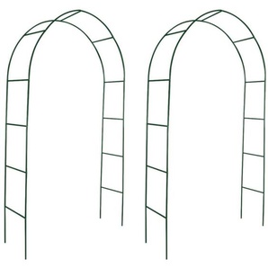 Vidaxl - 2x Garten Rosenbogen Torbogen Rankgitter Rosensäule