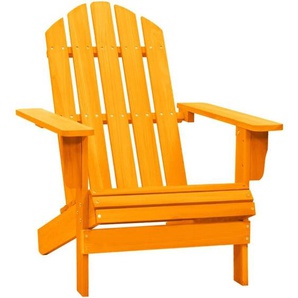 Vidaxl - Adirondack-Gartenstuhl Massivholz Tanne Orange