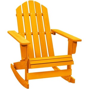 Vidaxl - Adirondack-Schaukelstuhl Massivholz Tanne Orange