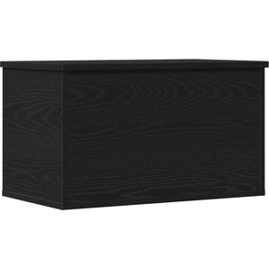 Vidaxl - Aufbewahrungsbox mit Deckel Schwarz Eiche 60x35x35 cm