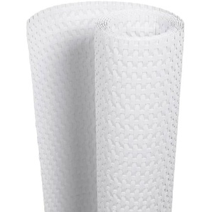 Vidaxl - Balkon-Sichtschutz Weiß 500x90 cm Poly Rattan