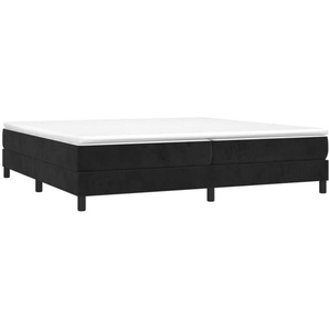 Vidaxl - Bettgestell ohne Matratze Schwarz 200x200 cm Samt
