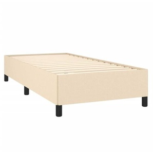 Vidaxl - Bettgestell,Schlafzimmerbett Creme 80x200 cm Stoff