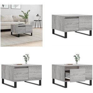 vidaXL Couchtisch Grau Sonoma 55x55x36,5 cm Holzwerkstoff - Couchtisch - Couchtische - Beistelltisch - Sofatisch HL830770