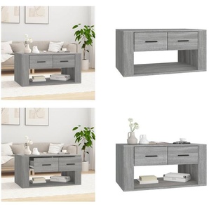 vidaXL Couchtisch Grau Sonoma 80x50x40 cm Holzwerkstoff - Couchtisch - Couchtische - Beistelltisch - Sofatisch HL816534