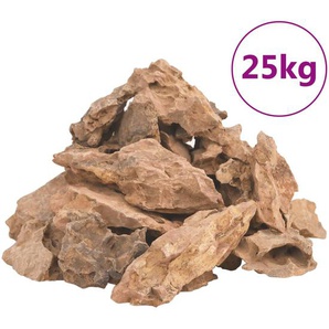 vidaXL Drachensteine 25 kg Braun 1-10 cm
