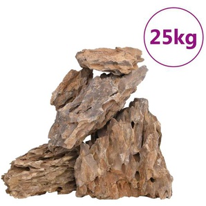 vidaXL Drachensteine 25 kg Mehrfarbig 10-30 cm