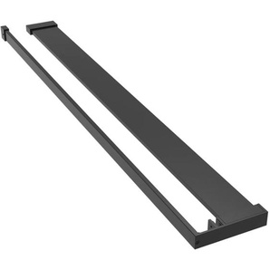 Vidaxl - Duschablage für Begehbare Dusche Schwarz 90 cm Aluminium