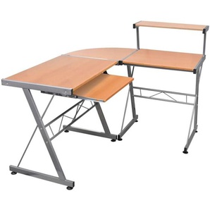 Vidaxl - Eck-Computertisch Braun 132x112x99 cm Holzwerkstoff