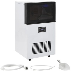 vidaXL Eiswürfelmaschine Schwarz 45 kg / 24 h